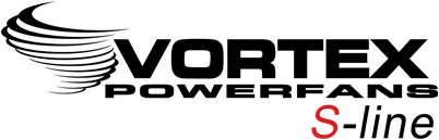 Vortex S-line fan logo