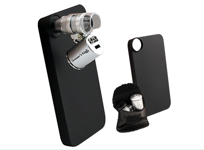 iPhone Case with LED Pocket Microscope